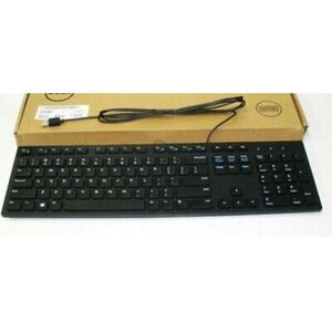 Black Wired Keyboard DP / N 06NDTV